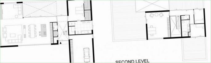 Bemmel Residence. Grundplan for stueetagen og første sal