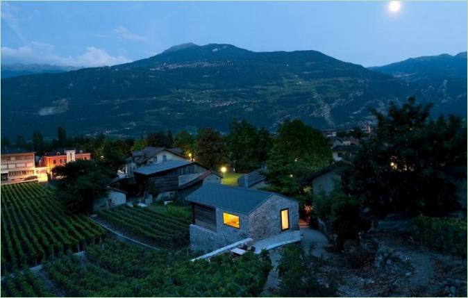 Design af et landhus Hermanier i Schweiz