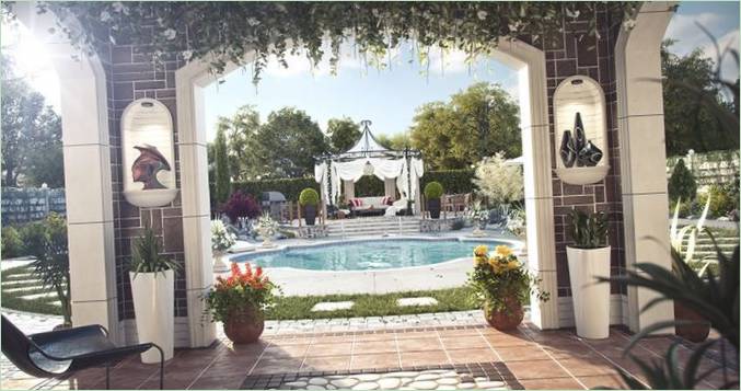 Villa Tuscan design af Muhammad Taher
