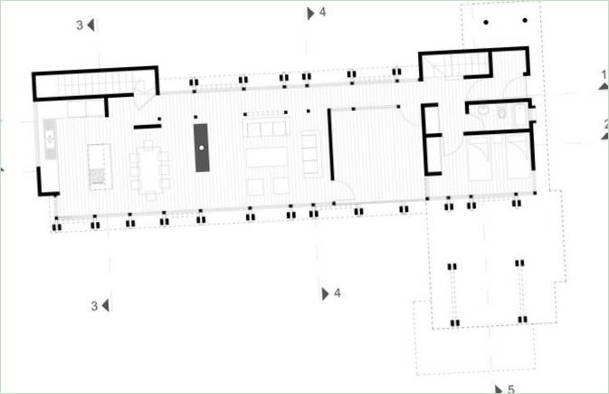 Grundplaner for Casa Estero Puente