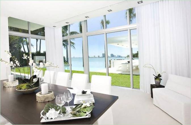 Hvidkalket North Bay Residence på Miami Beach