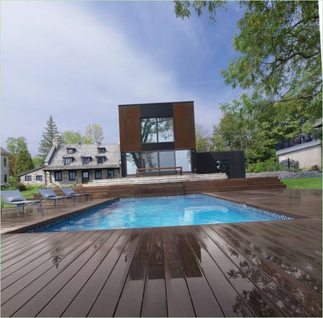 Bord-du-Lac Hus swimmingpool