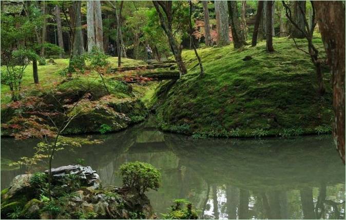 Saiho-ji-haven med mosser i Kyoto