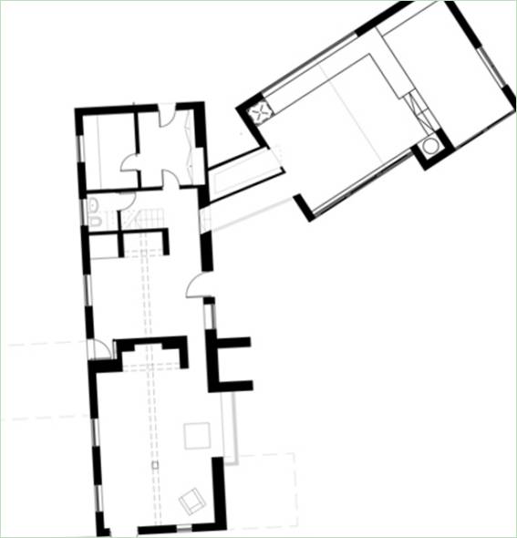 17. århundrede-hus middelalderlig bondegård