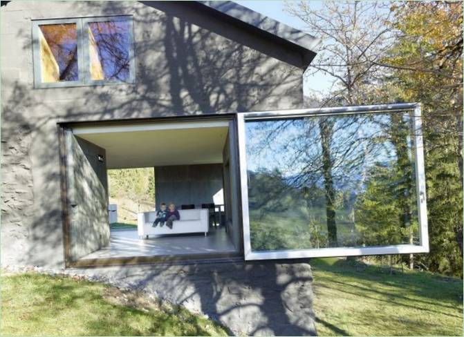 Design af et landhus i Schweiz