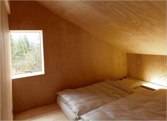 Soveværelse i landhus i Schweiz