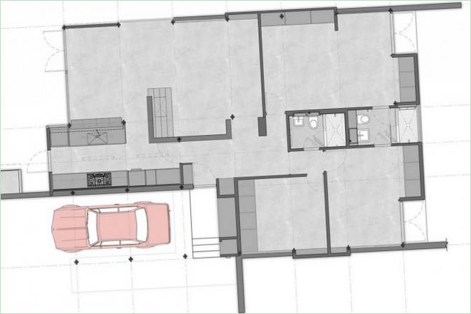 Gelb House Manor, Los Angeles, Californien, USA