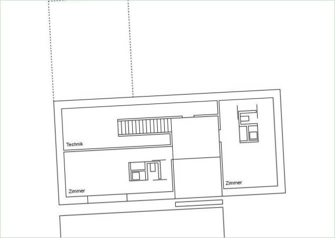 Grundplaner for Vitznau-residensen i Schweiz