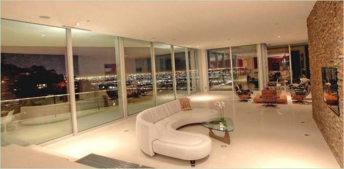 Moderne design i Hollywood Hills
