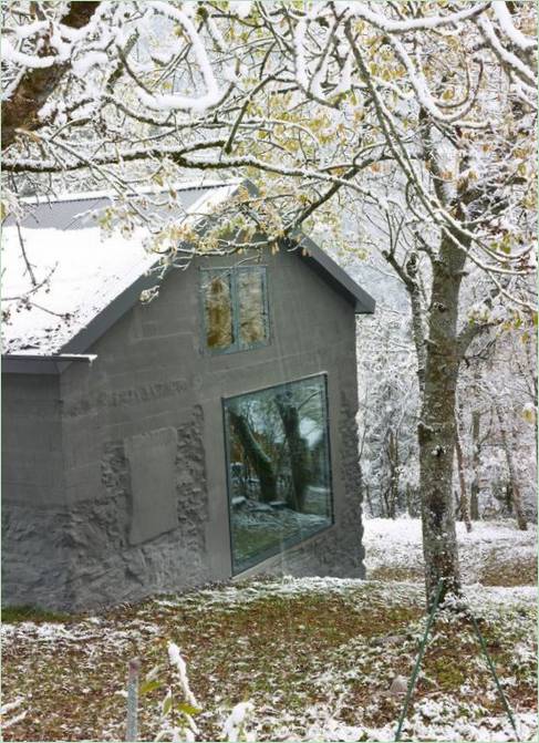 Design af et landhus i Schweiz