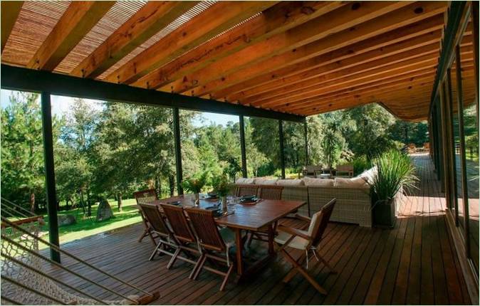 Spisestue i pergola
