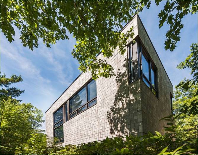 Tekstureret facade på et hus i Chelsea
