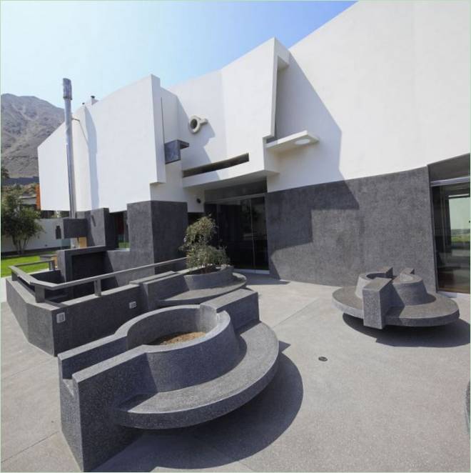 Futuristisk privat hjem design La Planicie, Peru