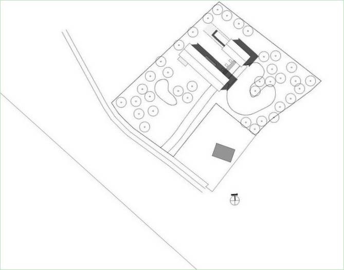 Grundplaner for et integreret hus i Nederlandene