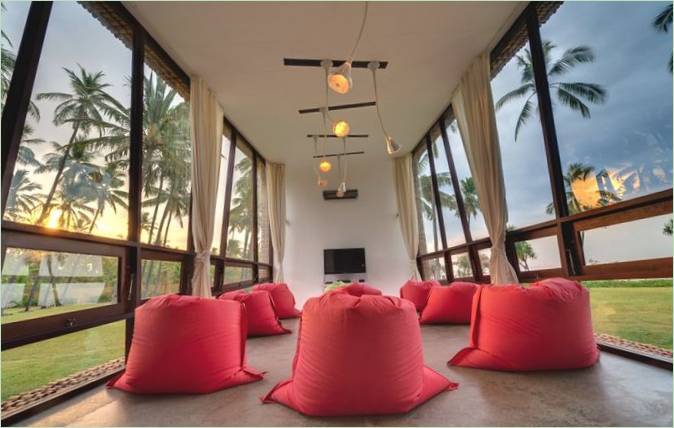 Polstret lounge-design