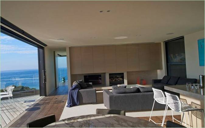 Interiør i stuen på Private Point King Residence i Australien