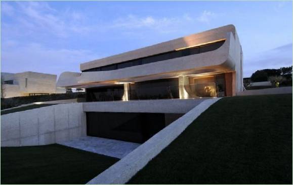 Moderne arkitektonisk design til en privat bolig