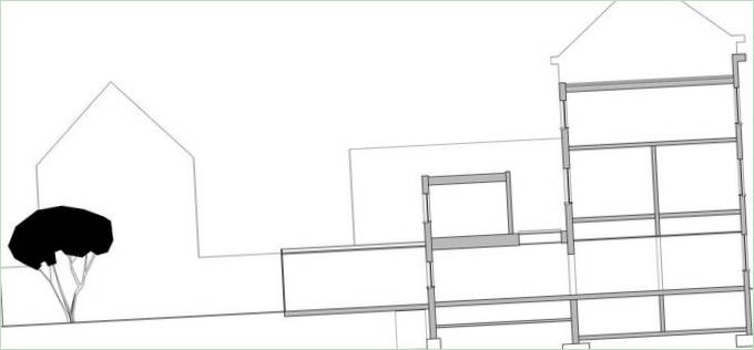 Grundplaner for Folding Box-villaen i Antwerpen