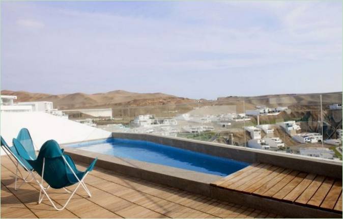 Swimmingpool på taget