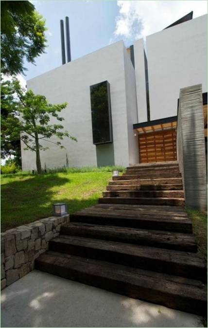 Trin til et hus på landet i Mexico