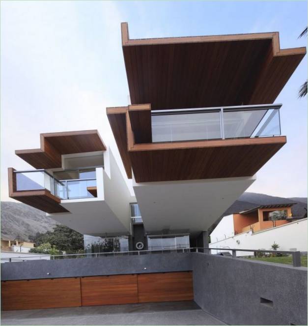 Futuristisk design af privat hjem La Planicie, Peru