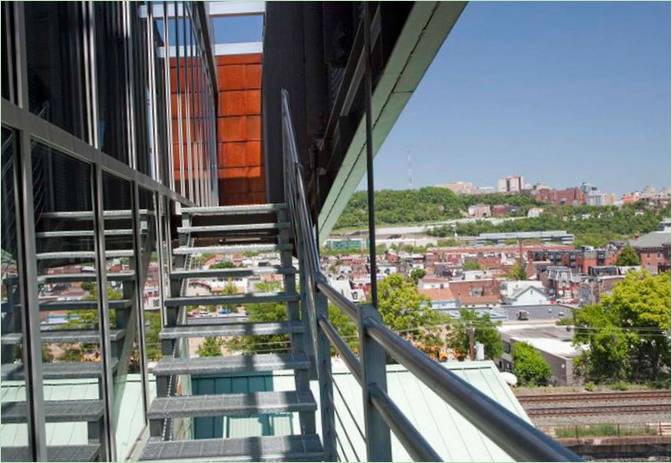 Emerald Art Glass House af FISHER ARCHitecture, Pittsburgh, USA