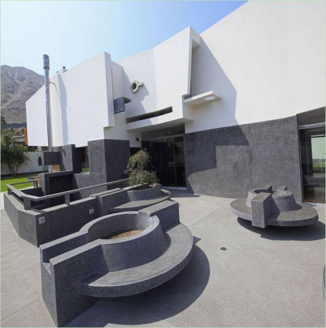 Interiør i et sommerhus, Casa Para Siempre i Lima, Peru