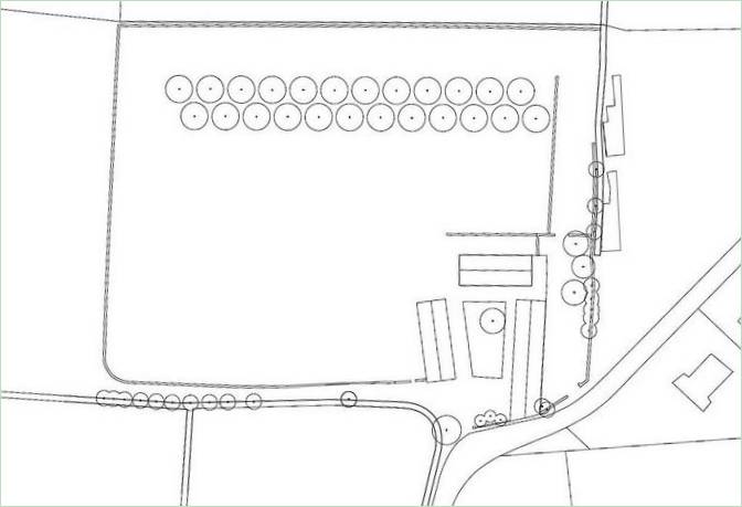 Projektdiagram af en rustik bolig i Tielrode, Belgien af Vincent Van Duysen Architects