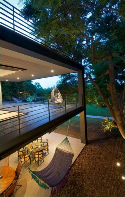 Terrasse i landhus i Mexico