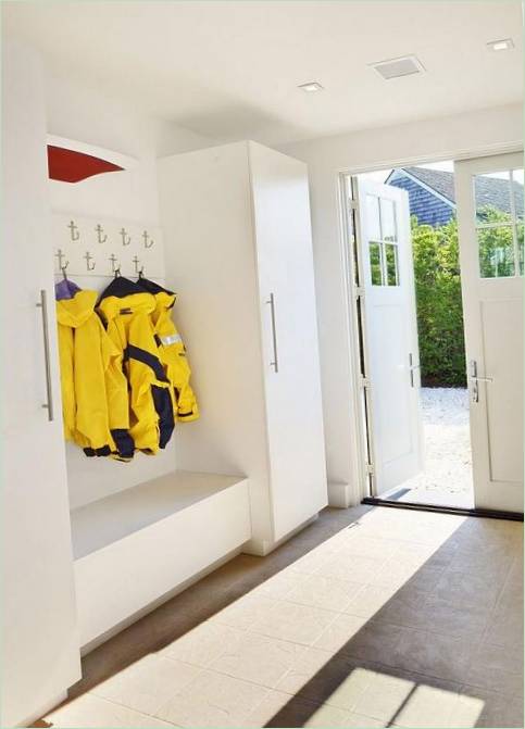 Indgangsparti til en privat bolig på Nantucket