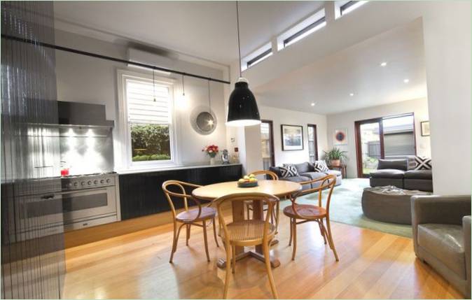 Stilfuldt Brunswick House i Melbourne, Australien - indretning af Christopher Botterill