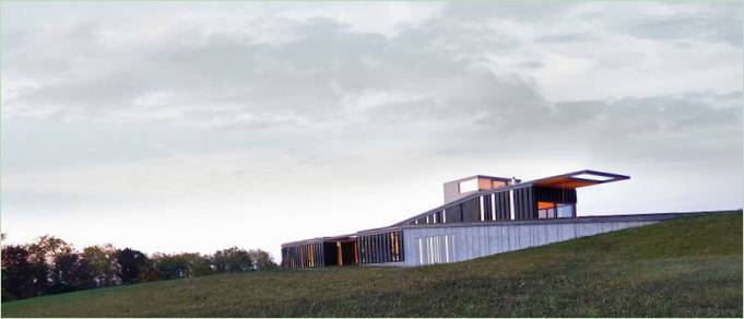 Et hus i Blue Mounds, Wisconsin, USA
