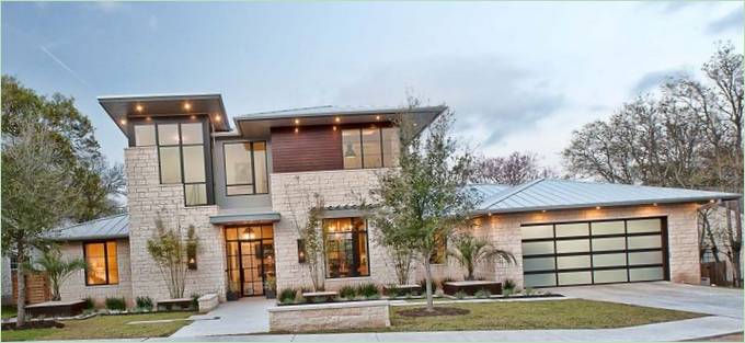 Cat Mountain Residence udvendigt i Texas