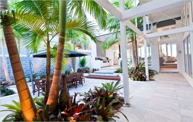 Terrassen i Coastal Oasis
