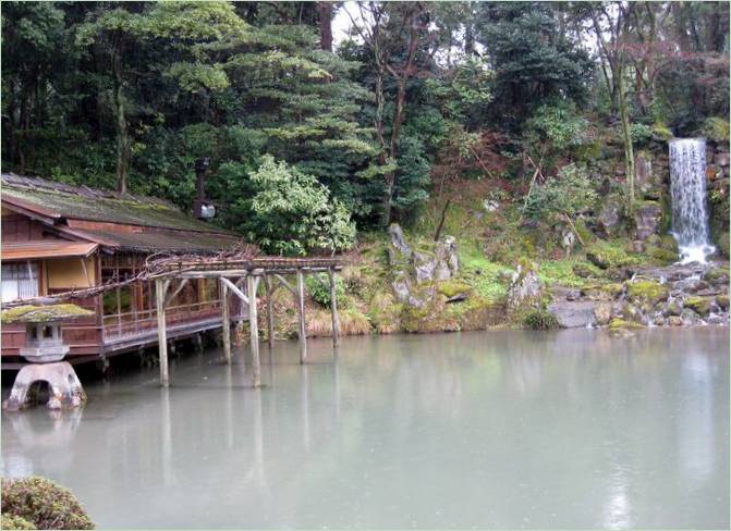Kenroku-en Gardens i Kanazawa