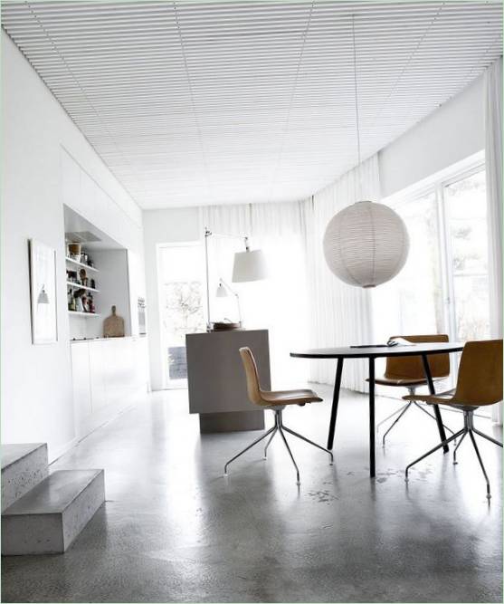 Indretning af Wienberg villa i Aarhus, Danmark