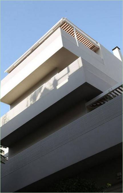 Det originale moderne byhus i Kolonaki i Athen