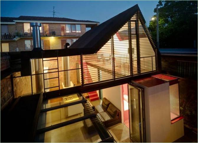 Facaden af det renoverede Vader-hus