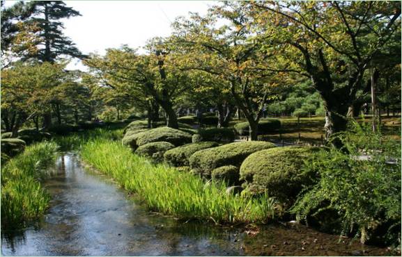 Kenroku-en Gardens i Kanazawa