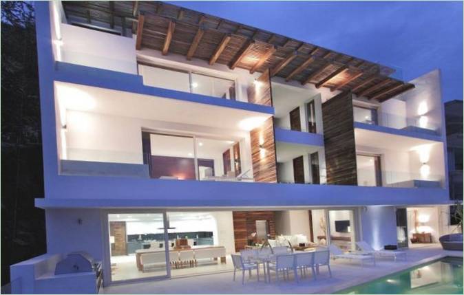 Unikt design af en fredfyldt villa Almare House
