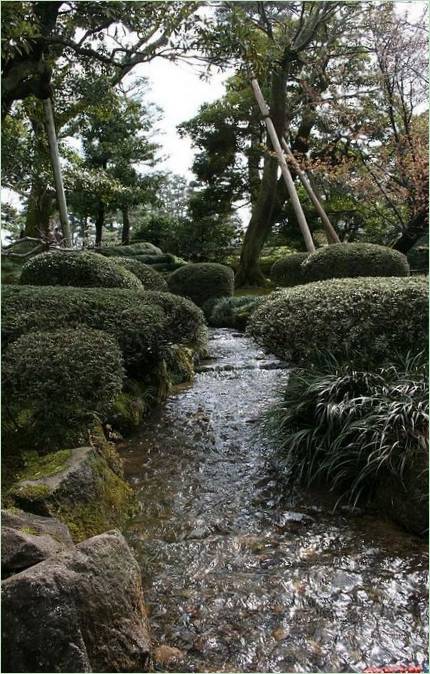Kenroku-en Gardens i Kanazawa
