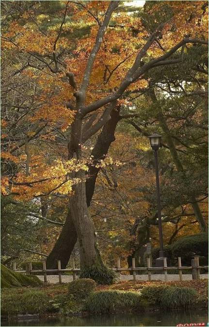 Kenroku-en Gardens i Kanazawa