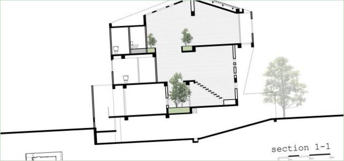 2H Hus privat hus skematisk diagram