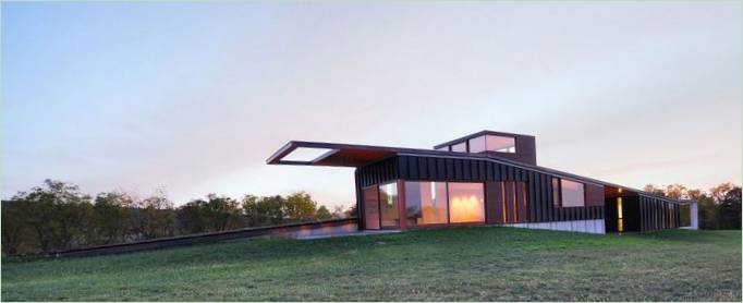 Hjem i Blue Mounds, Wisconsin, USA
