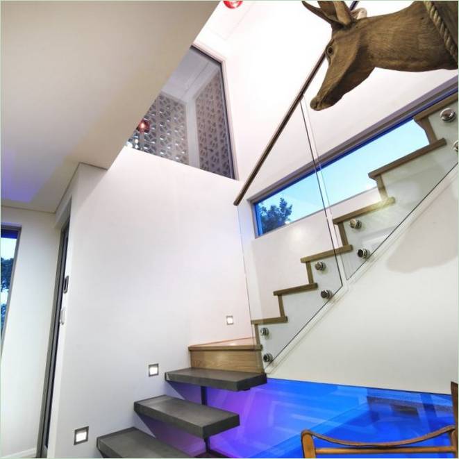 Trappen i Empire Display Home-villaen i Australien
