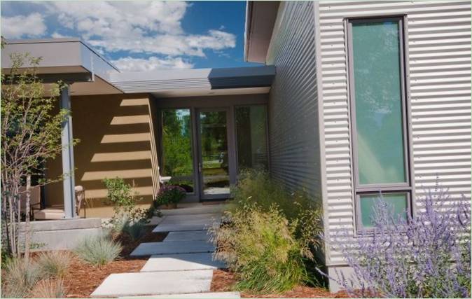 Vejen til Boulder Modern Net Zero Home i USA