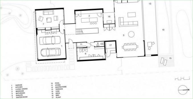 Torquay House i minimalistisk stil