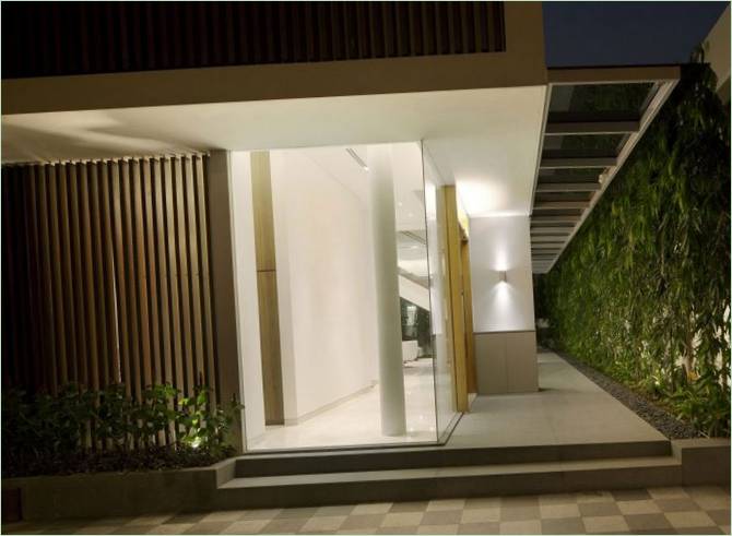 Interiør design af Wind Vault House moderne hus i Singapore
