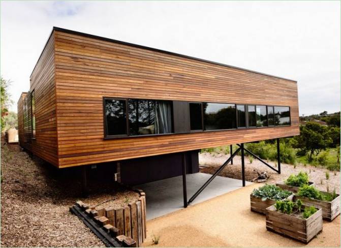 Den oprindelige villa i Eltham South af Wolveridge Architects