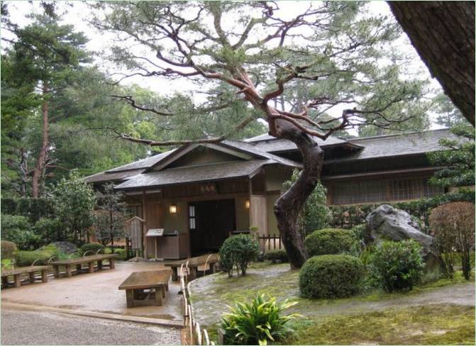 Kenroku-en Gardens i Kanazawa